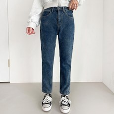 jalbba jean 女款保暖絨毛內刷毛直筒丹寧褲