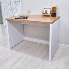 Woodme Furniture 巴奧書桌 1000, 橡木色、白色