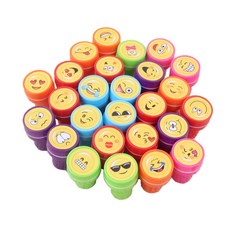 FORONEMILLION 表情圖案墨水印章組 26入, 混合顏色, 1套