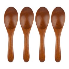 尼科特 木製麥片大湯匙, 4個, 單色