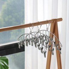 All High不鏽鋼10夾晾衣架 24歐元 綠色 同色, 1個