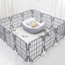 petstory 寵物圍欄 12片, 1組, 沉靜灰色