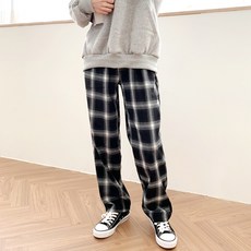 JAL BBA JEAN 女款格紋日常休閒褲