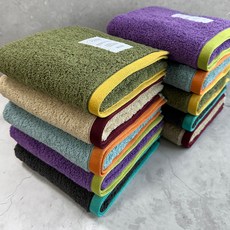 松月毛巾 AREUM 飯店面巾 180g 40支精梳棉 2入組, 1套, 5種