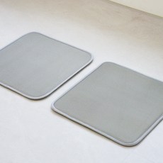 inroom 分層透氣網眼涼感坐墊 夏季坐墊 2入, 灰色