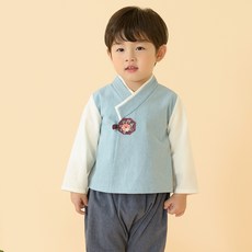 Iseolhanbok 20008 亮眼天空 韓服 上衣 + 褲子 套裝