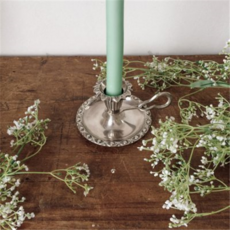 復古銀色把手燭台, 單色