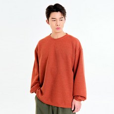 Cramp 男款大尺碼俱樂部CRAMP寬鬆針織圓領