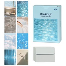 ICONIC Moodscape 留言卡 8款 x 3張 + 信封 24入 套組, 02, 1套