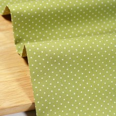 Shushurum 圓點布料 1mm SH-216, 綠色, 1個