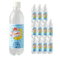 nexba 荔枝檸檬汽水, 12個, 450ml