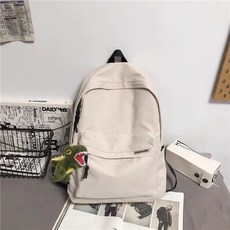 Aphilco休閒大容量旅行後背包+憤怒的暴龍吊飾組, 白色(背包)