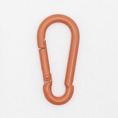 ButtonKing 登山扣彩色一觸式包包連接環, 棕色, 2個