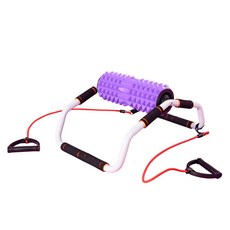 폼롤러 튜빙밴드 다기능 운동기구, 퍼플, 1개