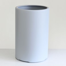 Garden in the City 現代簡約長形圓筒花盆 中, 灰色