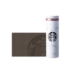 스타벅스 JNO 마블 보온병 선물세트, 화이트, 500ml, 1개