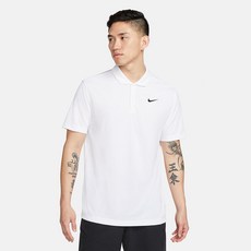 NIKE 耐吉 男士 Court Solid 網球Polo短袖T恤 DH0858-100