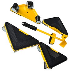 滿滿的春天移動沉重家具三角起重器 4入+槓桿組, 1套, 混合顏色