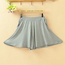 구디프 여성용 루즈핏 주름 와이드 5부 반바지