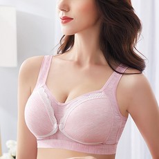 粗條紋哺乳內衣