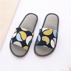 TAY SONG 太松 自由大地室內布拖鞋, 深藍色, 1雙