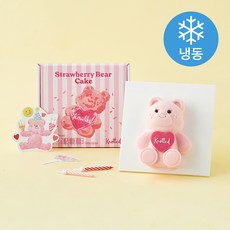 노티드 스트로베리 베어 케이크 (냉동), 175g, 1개