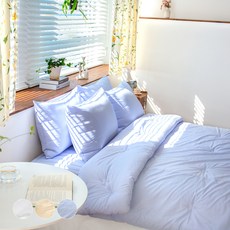 그래이불 국내 제조 고밀도 수피마모달 코튼 100수 부드러운 간절기 이불 호텔 차렵이불 세트