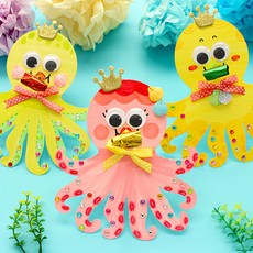 橡子教室 章魚紙笛5件套組, 隨機出貨, 1套