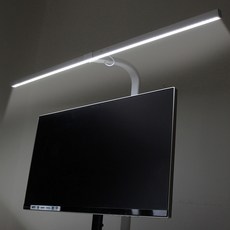 Eyele Monitor Wide Wing LED 支架 ICLE-PHX004, 白色的