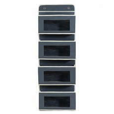 門後四層收納掛袋, 灰色