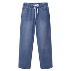 Raymon 男款Babara鬆緊帶寬版牛仔褲