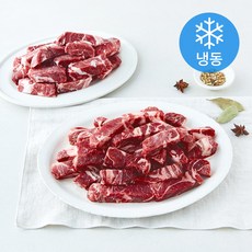 초램에프앤비 호주산 당당한컷 업소용 큐브 양어깨살 20mm (냉동), 5개, 2kg