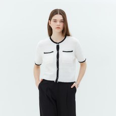 MIND BRIDGE 女款毛圈花呢開襟衫 MYCD3202