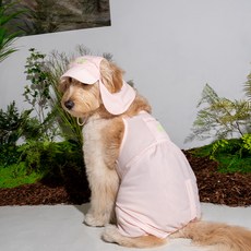 PUPPY GALLERY 寵物果凍熊涼感遮陽帽, 1個, 嬰兒粉