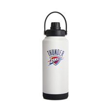 NBA 화이트 보온 보냉 텀블러, 오클라호마 썬더, 1개, 950ml