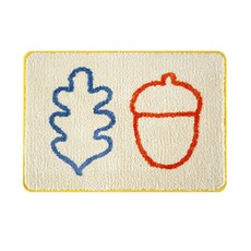 ROMANE Brunch Brother圖案腳踏墊 森林款, 混色