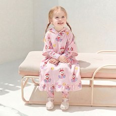 milkmile 可愛蝴蝶結小兔子海灘浴袍