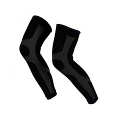 LEADER X XW-03進化版X型運動壓縮護膝腿套, 黑色, 1雙