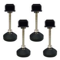 EMPIRE 傢俱高度調節腳 30mm 蓋 4入 + 矽膠 m880E 4入 套組, 混合顏色