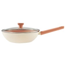 Corelle Brands 康寧餐具 SNAPWARE Roselle 優雅鈦不沾炒鍋 含鍋蓋, 1個, 28cm