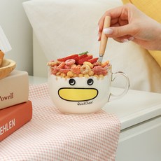 Colley QwakCheol麥片杯 400ml, 1個, 透明