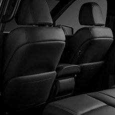 벤딕트 디 올 뉴 팰리세이드 LX3 킥매트 시트 커버 운전석 + 조수석 세트, 1세트, 블랙