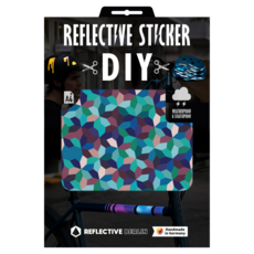 利普萊提柏林 反光貼紙 DIY A4 圖案合輯, 1個, 花漾彩繪玻璃