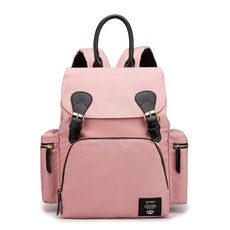 JH Company 雙口袋後背包, 粉色