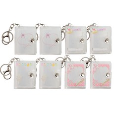 SOFTHOLIC 貼紙相片收集冊 鑰匙圈 2款 x 4頁, 混合顏色, 20張