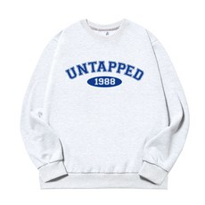 UNTAPPED 男款大尺碼復古大學T