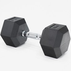 EGOJIN 橡膠六角啞鈴, 1個, 15kg