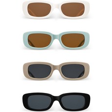 嬰幼兒方形墨鏡四件組