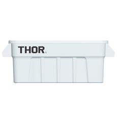 트러스트 THOR 다용도 토트 박스 53L + 덮개, 흰색, 1세트