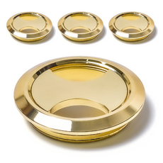 手柄世界鋁線蓋 金色 54mm, 4個